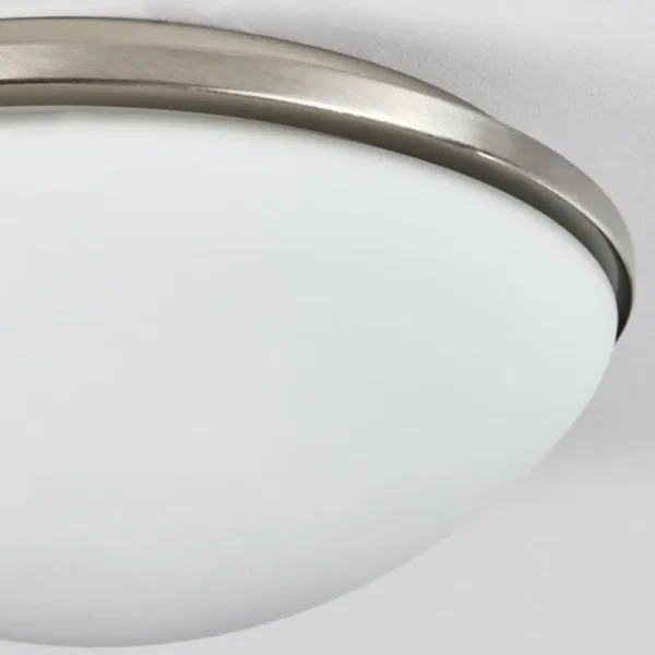 hofstein Banan Plafonnier, Spot de plafond Nickel mat, 2 lumières* Lampes En Verre