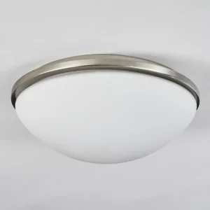 hofstein Banan Plafonnier, Spot de plafond Nickel mat, 2 lumières* Lampes En Verre
