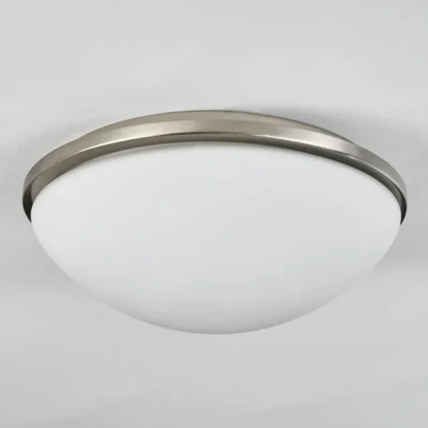 hofstein Banan Plafonnier, Spot de plafond Nickel mat, 2 lumières* Lampes En Verre