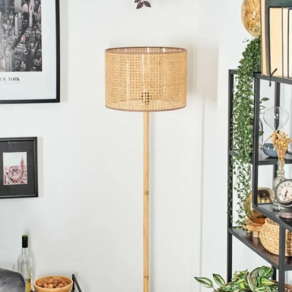 hofstein Barcos Lampadaire Écru, Noir, 1 lumière* Lampes Modernes