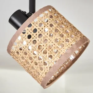 hofstein Barcos Plafonnier Noir, 2 lumières* Lampes Modernes