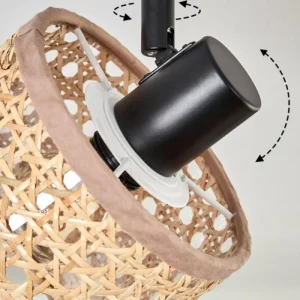 hofstein Barcos Plafonnier Noir, 2 lumières* Lampes Modernes