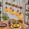 hofstein Basto Suspension, Suspension Écru, Noir, 5 lumières* Lampes Modernes