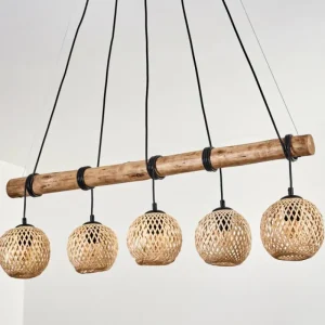 hofstein Basto Suspension, Suspension Écru, Noir, 5 lumières* Lampes Modernes