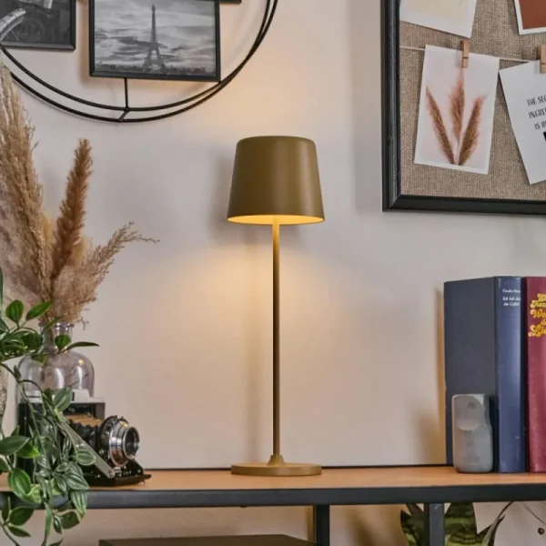 hofstein Belece Lampe de table d'extérieur, Lampe à poser LED Beige, 1 lumière* Lampes Modernes