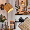 hofstein Bongal Applique murale Noir, 1 lumière* Lampes Modernes