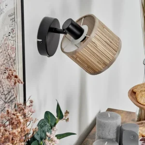 hofstein Bongal Applique murale Noir, 1 lumière* Lampes Modernes