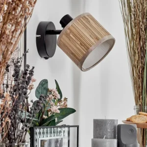 hofstein Bongal Applique murale Noir, 1 lumière* Lampes Modernes
