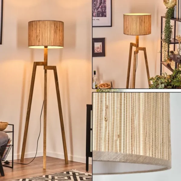 hofstein Bongal Lampadaire, Liseuse Écru, 1 lumière* Lampes Modernes