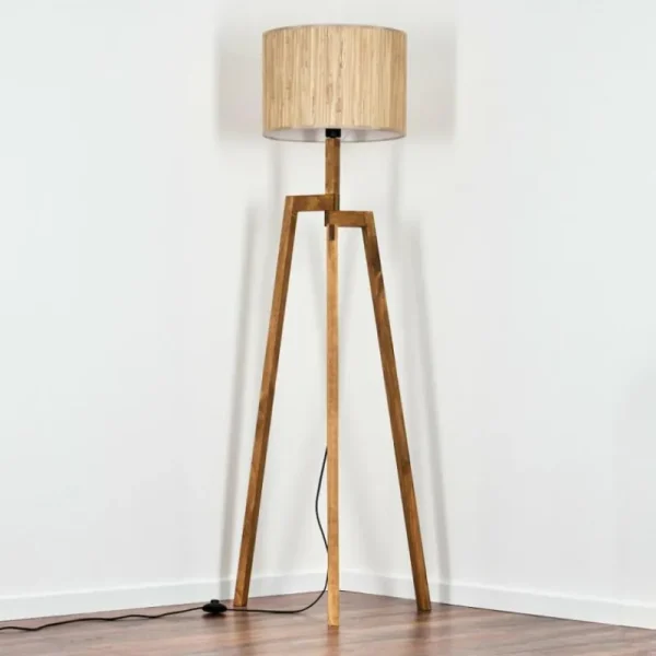 hofstein Bongal Lampadaire, Liseuse Écru, 1 lumière* Lampes Modernes