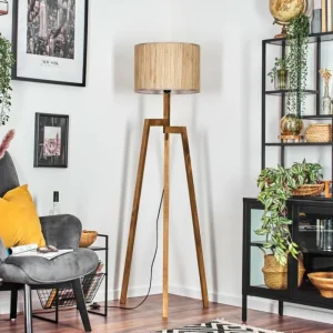 hofstein Bongal Lampadaire, Liseuse Écru, 1 lumière* Lampes Modernes