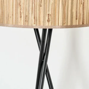 hofstein Bongal Lampadaire Noir, 1 lumière* Lampes Modernes