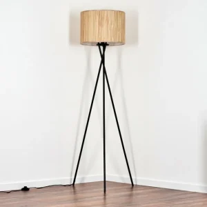 hofstein Bongal Lampadaire Noir, 1 lumière* Lampes Modernes
