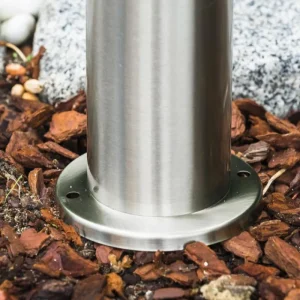 hofstein Borne d'éclairage Avize Acier inoxydable, 1 lumière, Détecteur de mouvement* Lampes Modernes