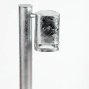 hofstein Borne lumineuse Amyton Acier inoxydable, Transparent, Zingué, 1 lumière* Lampes Modernes