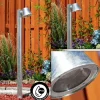 hofstein Borne lumineuse Cook Acier inoxydable, Zingué, 1 lumière* Lampes Modernes