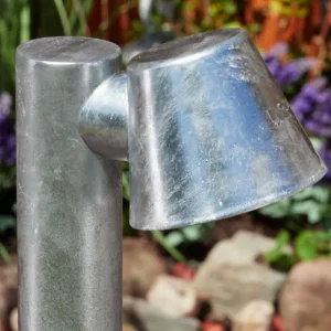 hofstein Borne lumineuse Cook Acier inoxydable, Zingué, 1 lumière* Lampes Modernes