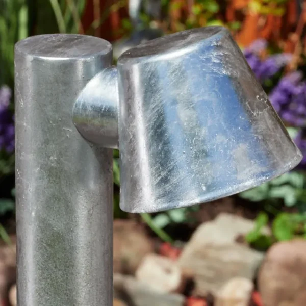 hofstein Borne lumineuse Cook Acier inoxydable, Zingué, 1 lumière* Lampes Modernes