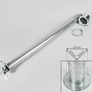 hofstein Borne lumineuse Cook Acier inoxydable, Zingué, 1 lumière* Lampes Modernes