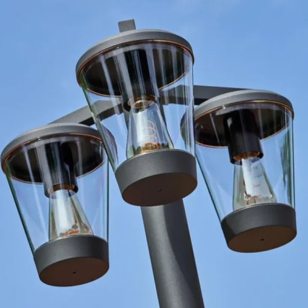 hofstein Borne lumineuse Eloida Anthracite, 3 lumières* Lampes Modernes