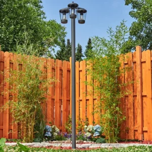 hofstein Borne lumineuse Eloida Anthracite, 3 lumières* Lampes Modernes