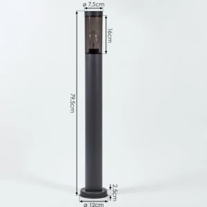 hofstein Borne lumineuse Gaborone Anthracite, 1 lumière* Lampes Modernes