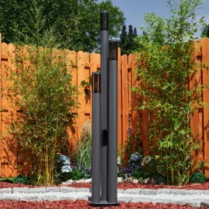 hofstein Borne lumineuse Gaborone Anthracite, 3 lumières* Lampes Modernes