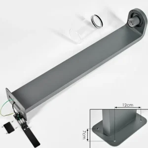 hofstein Borne lumineuse Radnor Anthracite, 1 lumière* Lampes Modernes