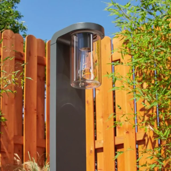 hofstein Borne lumineuse Radnor Anthracite, 1 lumière* Lampes Modernes