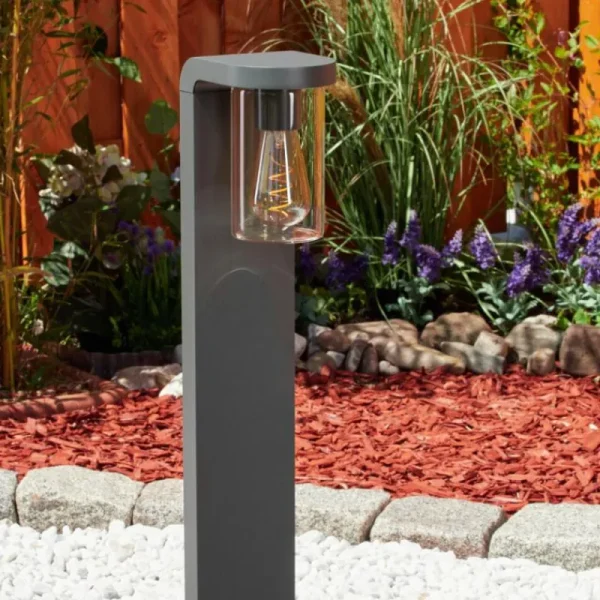 hofstein Borne lumineuse Radnor Anthracite, 1 lumière* Lampes Modernes