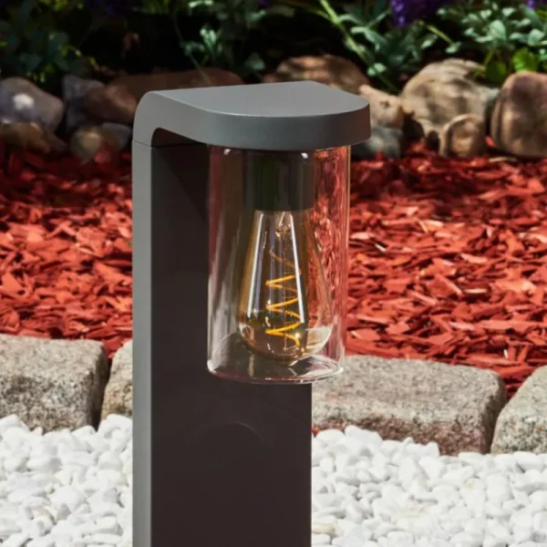 hofstein Borne lumineuse Radnor Anthracite, 1 lumière* Lampes Modernes
