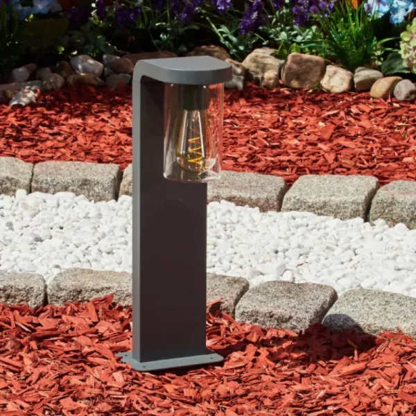 hofstein Borne lumineuse Radnor Anthracite, 1 lumière* Lampes Modernes