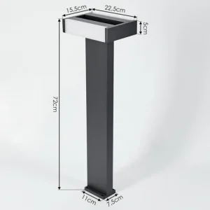 hofstein Borne lumineuse Ramalheira LED Anthracite, 1 lumière* Lampes Modernes