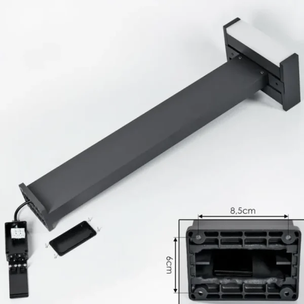 hofstein Borne lumineuse Ramalheira LED Anthracite, 1 lumière* Lampes Modernes