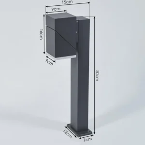hofstein Borne lumineuse Toogong LED Anthracite, 1 lumière* Lampes Modernes