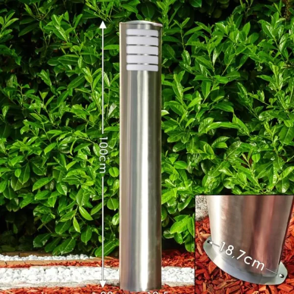hofstein Borne lumineuse Alslev Acier inoxydable, 1 lumière* Lampes Modernes