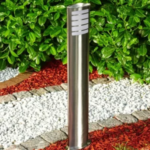 hofstein Borne lumineuse Alslev Acier inoxydable, 1 lumière* Lampes Modernes