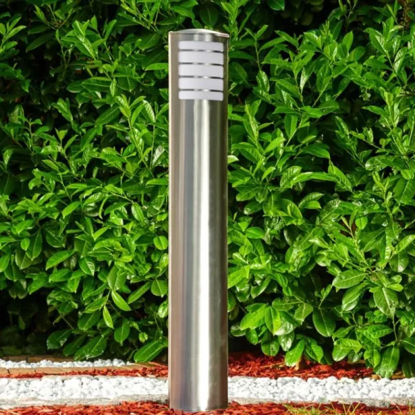 hofstein Borne lumineuse Alslev Acier inoxydable, 1 lumière* Lampes Modernes