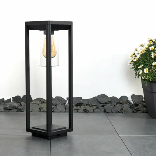 hofstein Borne lumineuse Baoshan Noir, 1 lumière* Lampes Modernes