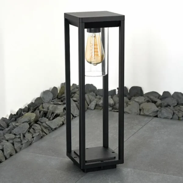 hofstein Borne lumineuse Baoshan Noir, 1 lumière* Lampes Modernes