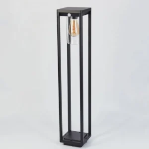 hofstein Borne lumineuse Baoshan Noir, 1 lumière, Détecteur de mouvement* Lampes Modernes