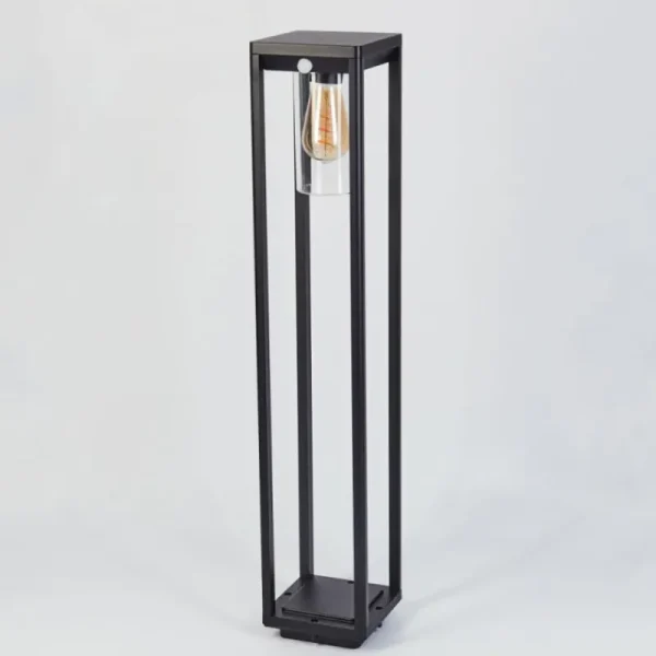hofstein Borne lumineuse Baoshan Noir, 1 lumière, Détecteur de mouvement* Lampes Modernes