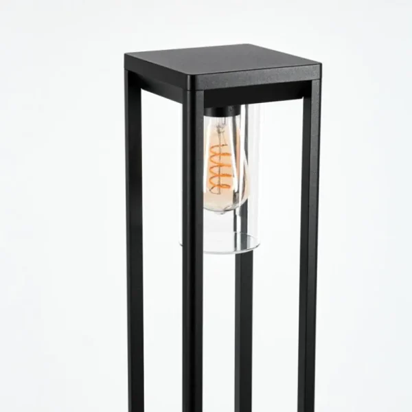 hofstein Borne lumineuse Baoshan Noir, 1 lumière* Lampes Modernes