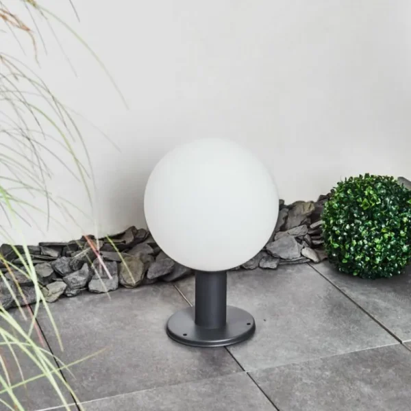 hofstein Borne lumineuse Bubodefo Anthracite, 1 lumière* Lampes Modernes