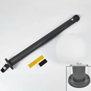 hofstein Borne lumineuse Bubodefo Anthracite, 1 lumière, Détecteur de mouvement* Lampes Modernes