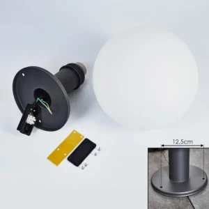 hofstein Borne lumineuse Bubodefo Anthracite, 1 lumière* Lampes Modernes