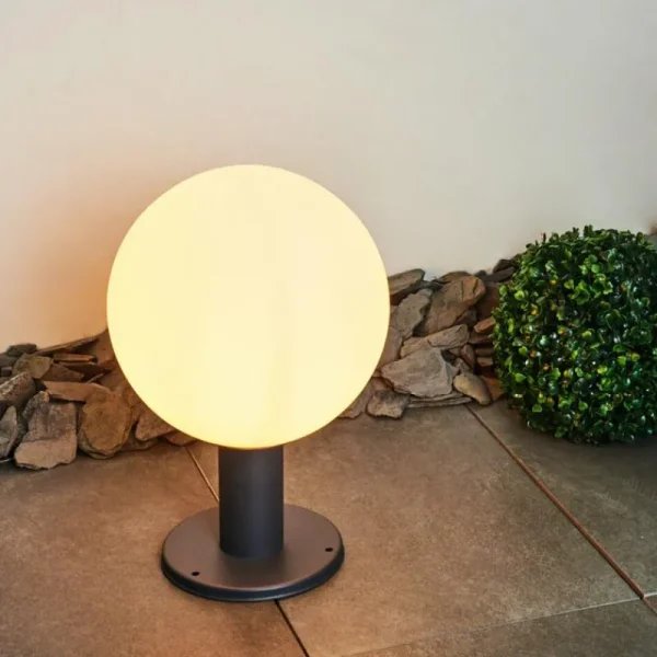 hofstein Borne lumineuse Bubodefo Anthracite, 1 lumière* Lampes Modernes