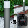 hofstein Borne lumineuse Buhrkall Anthracite, 1 lumière* Lampes Modernes