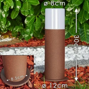 hofstein Borne lumineuse Buhrkall Rouille, 1 lumière* Lampes Modernes