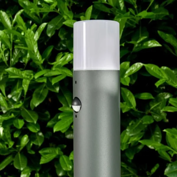 hofstein Borne lumineuse Buhrkall Anthracite, 1 lumière, Détecteur de mouvement* Lampes Modernes